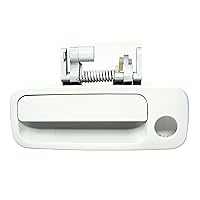 Sentinel Parts Outside Exterior Door Handle Front Left Driver Side 040 White Compatible with 1997-2001 Toyota Camry Replaces # 69220-AA010, TO1310114