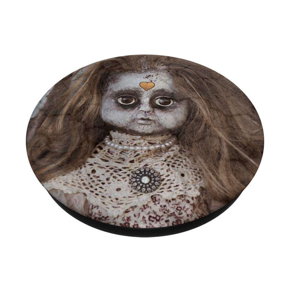 Creepy Doll With Gold Bindi Antique Collectors Accessory Art