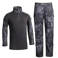 Men's Military Tactical Shirt and Pants Airsoft Paintball Hunting Combat Uniform Multicam Army Camo