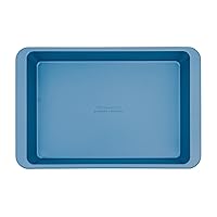 KitchenAid 9 x 13-In Nonstick Aluminized Steel Cake Pan, Dishwasher Safe, Blue Velvet