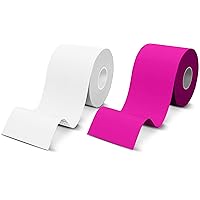 SB SOX 2 Rolls Kinesiology Tape (White + Pink)