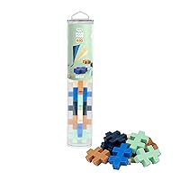 PLUS PLUS BIG PP3490 - Learning Toy, Educational, Playful Game with Bricks, for Babies - Building Game for 1 Year and Up - Tube of 15 Pieces