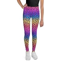 Rainbow Cheetah Youth Girls' 2T-7 Leggings