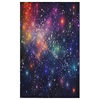 Starry Sky Starry Universe Kitchen Towels and Dishcloths Sets of 4 Summer Cocina Decorative Hand Towel Absorbent Dish Rags for Washing Dishes Drying Washcloths for Home Bar & Tea
