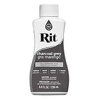 Rit All-Purpose Liquid Dye, Charcoal Grey , 8 oz