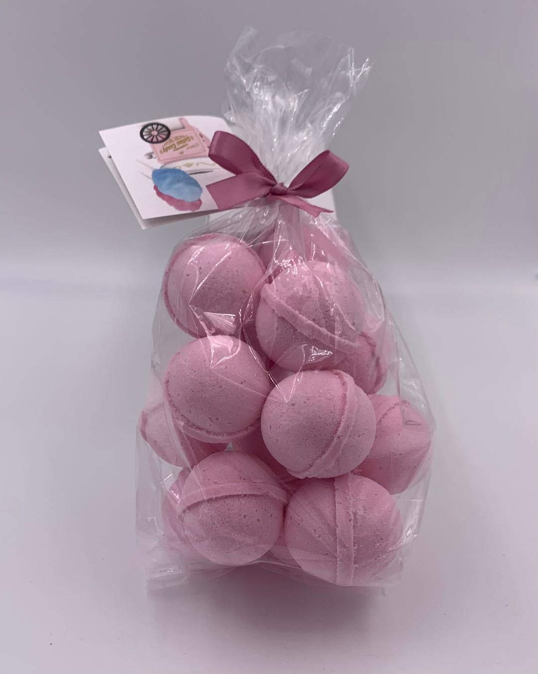 Spa Pure COTTONCANDY Bath Bombs: Gift Set with 14 1 oz, ultra-moisturizing bath bombs, great for dry skin, makes a great gift