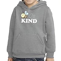 Be Nice Toddler Pullover Hoodie - Cute Girl Apparel - Be Kind Motif Apparel