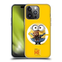 Head Case Designs Officially Licensed Despicable Me Bob Minions Soft Gel Case Compatible with Apple iPhone 14 Pro