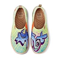 Women's Slip On Loafers Lightweight Sneakers Flats Walking Casual Art Painted Travel Shoes Spray It
