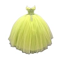 Boho Cold Shoulder Cinderella Ball Gown Quinceanera Dresses Cap Sleeves 2024 Floral Flowers Pattern Party Long