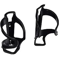 LEZYNE Flow SL Pair | Bike Water Bottle Cage, Composite, Left & Right, Black, 48g each, Road, Mountain, Gravel Cycling Water Holder