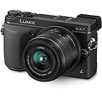 Panasonic LUMIX DMC-GX7KK Mirrorless Digital Camera with 14-42 II Lens Kit (Black)