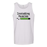 UGP Campus Apparel Installing Muscles - Workout Exercise Lifting Tank TOP