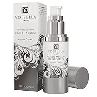 Natural Anti-Aging Facial Serum Vitamin C Complex - Anti-Wrinkle Face Serum Effects For Women & Men by Ultra Hydrating Skin Pores for Smoothing, Firming & Tightening - Great After Spa Treatment