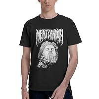 Meatcanyon T Shirt Man's Classic Tee Summer Round Neck Short Sleeve Tops