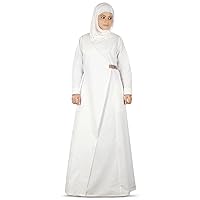Women's Zuhera Prayer Abaya Islamic Clothing During Hajj in White