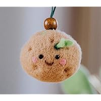 1 Set Creative Potato Wool Felt kit Handmade Felt DIY Lovely Pendant,Needle Felting Kit (Non-Finished Product)