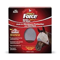 Pro-Force Equine Fly Mask | Horse Fly Mask with UV Protection | Adjustable Fit for Comfort | Without Ears