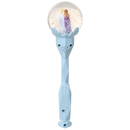 Frozen 2 Sisters Musical Snow Wand Costume Prop Scepter, Plays Into The Unknown Perfect for Child Costume Accessory, Role Play, Dress Up or Halloween Party