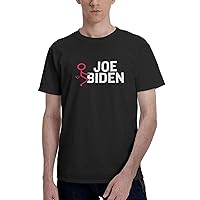 Fuck Joe Biden T-Shirts Men's Casual Shirt Crewneck Short Sleeve Shirt