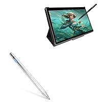 BoxWave Stylus Pen Compatible with Simbans PicassoTab XL (11.6 in) - AccuPoint Active Stylus, Electronic Stylus with Ultra Fine Tip for Simbans PicassoTab XL (11.6 in) - Metallic Silver