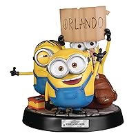 Beast Kingdom Minions: Stuart, Bob, and Kevin MC-041 Master Craft Statue, Multicolor