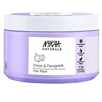 Nykaa Naturals Hair Mask - Deep Conditioner for Dry Damaged Hair- Suitable for All Hair Types - Onion and Fenugreek - 6.76 oz