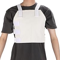 Yinhing Ribs Chest Brace, Breathable Sternum and Thorax Support Wrap for Ribs, Intercostal Muscle Strain, Adjustable Chest Brace for Intercostal Muscle Strain