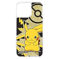 Inglem iPhone 13 Pro Max/Pokemon/Glitter Case/Pikachu