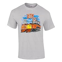 Rock Island Triple Header Authentic Railroad T-Shirt Tee Shirt [129]