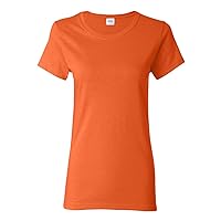 Heavy Cotton 5.3 oz. Missy Fit T-Shirt (G500L) Orange, L