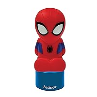 Spiderman, Nightlight and Speaker for Children's Room, Color Change, Soft Light, Battery Operated, Blue/Red, NS01SP