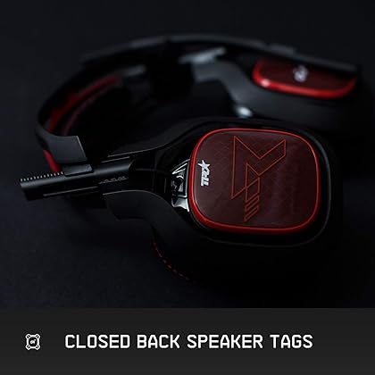 ASTRO Gaming A40 TR Mod Kit, Noise Cancelling Conversion Kit - Red