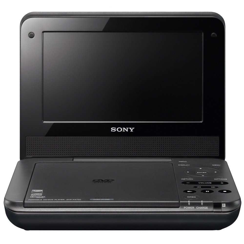 Sony DVP-FX750 7-Inch Portable DVD Player, Black (2010 Model)