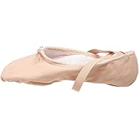 Bloch Women's Pump Split Sole Canvas Ballet Shoe/Slipper, Pink, 3.5 Wide
