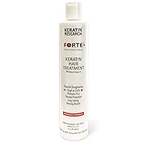 Keratin Research Keratin Forte Conditioner, 300ml, Unisex, Moroccan Argan Oil Enhanced Formula for Curly Hair