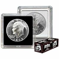 BCW 2x2 Coin Snap Holder Large Dollar (38.1mm) Bundle of 25
