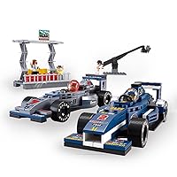 Formula One Race Car Building Block, City F1 Speed Champion Sets Compatible with Lego，Gift Idea for Boys and Girls (f1 car 300pcs)