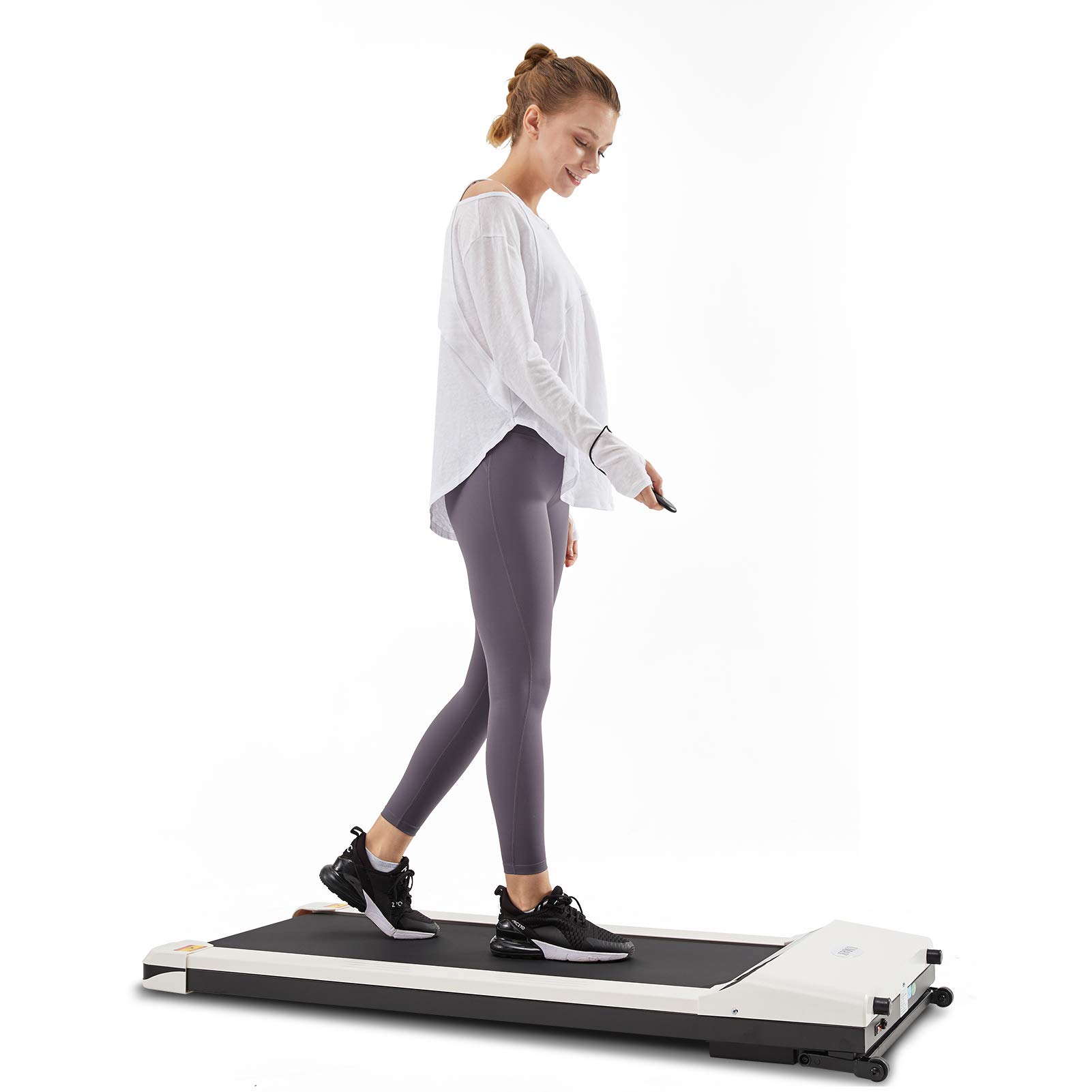 UMAY Walking Pad 512, Under Desk Treadmill with Incline 512N, Small Treadmill P1, Ultra Quiet Walking Treadmill for Home Office with Remote Control, SPAX APP and LED Display, Installation-Free
