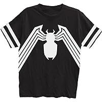 Spider-Man Striped Sleeves Mens T-Shirt