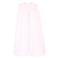 HALO SleepSack, 100% Cotton Wearable Blanket, Swaddle Transition Sleeping Bag, TOG 0.5, Soft Pink, Small, 0-6 Months