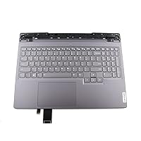 Parts for Lenovo Legion 5-15IAH7H Palmrest Keyboard Bezel US RGB-Backlit Gray 5CB1F39096
