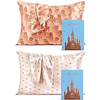 Disney x Kitsch Satin Pillowcase (Standard, Princess Party) & Satin Pillowcase (Standard, Desert Crown) with Discount