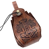 Dnd-Dice Bag Handmade Pu Bag Tray Drawstring Pouch Bag Gift For Rpg-D&D-Dices Coins And Accessories