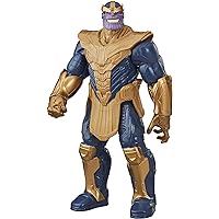 Avengers Marvel Titan Hero Series Blast Gear Deluxe Thanos Action Figure, 12-Inch Toy, Inspired by Marvel Comics, for Kids Ages 4 and Up