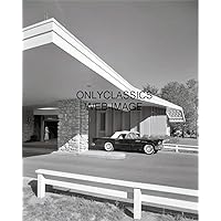 OnlyClassics 1957 TAMARACK LODGE GEENFIELD PARK NEW YORK 8X10 PHOTO FORD THUNDERBIRD T-BIRD