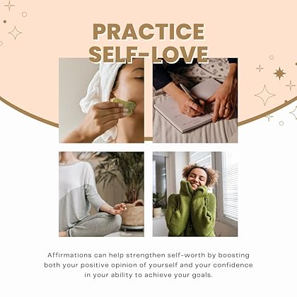 Self Care Shower Affirmation Cards [Waterproof] Positive Manifest For Women Meditation Daily Motivational Self-Empowering Quotes Girl Boss 15 Stress Relief Routine Set, Easy Stick and Remove From Shower and Mirror