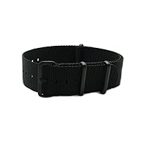 HNS Watch Straps -Choice of Color & Width (18mm,20mm, 22mm,24mm) - Ballistic Nylon Watch Straps
