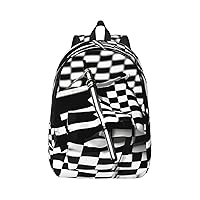 Checkered Flags Race Flags Stylish And Versatile Casual Backpack,For Meet Your Various Needs.Travel,Computer Backpack For Men