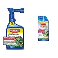 Bermudagrass Control for Lawns, Ready-to-Spray, 32 oz with BioAdvanced All-in-One Lawn Weed and Crabgrass Killer I, Concentrate, 40 oz